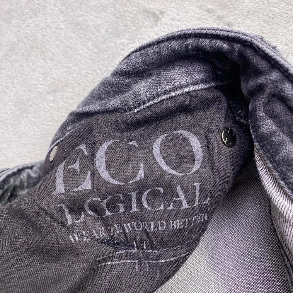 Liverpool Los Angeles Eco Logical Petite Straight‎ Leg Jeans Faded Black 4/27P
